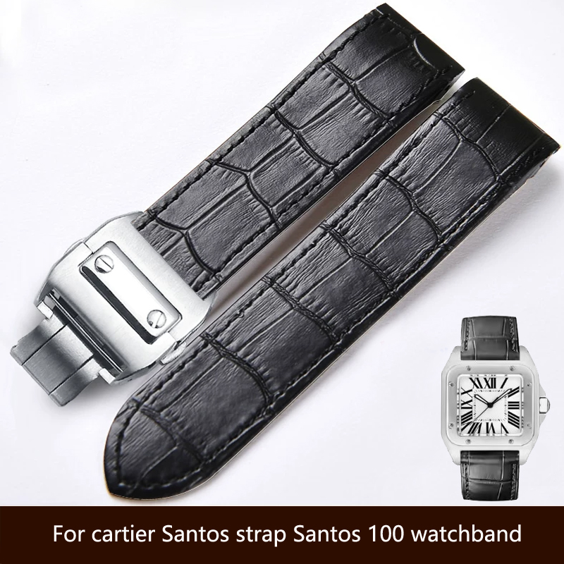 Cartier Watch Tank - High quality Genuine Leather watch strap