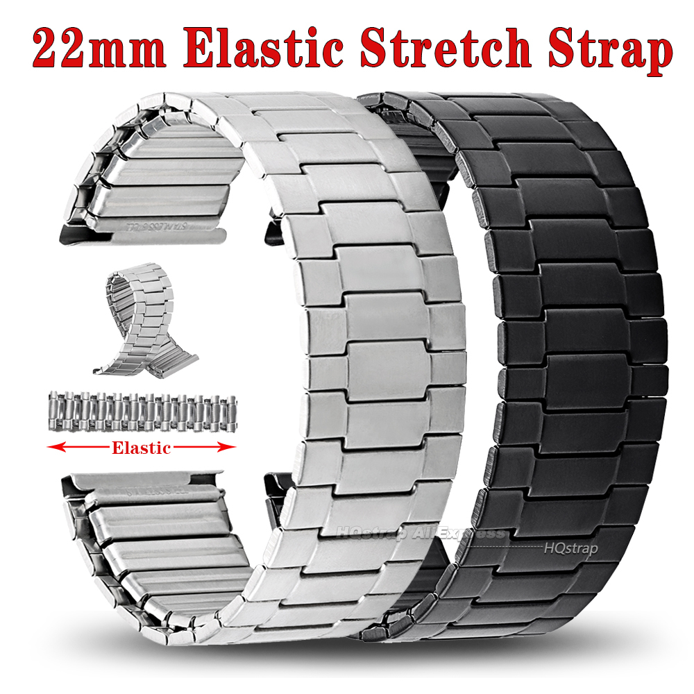 Seiko Watch Prospex - Elastic Steel Watch Strap 22mm for