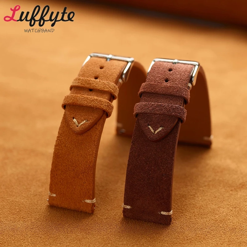 Vintage Suede Genuine Leather  - огляд і ціна Suede Strap Watch