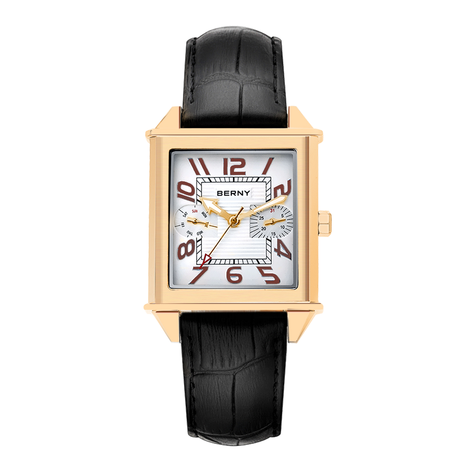 BERNY 6P25 Quartz Watch for Me - огляд і ціна Cartier Watch Tank
