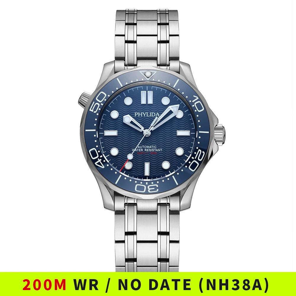 PHYLIDA Blue Dial NH38a Automa - огляд і ціна Seiko Watch Prospex