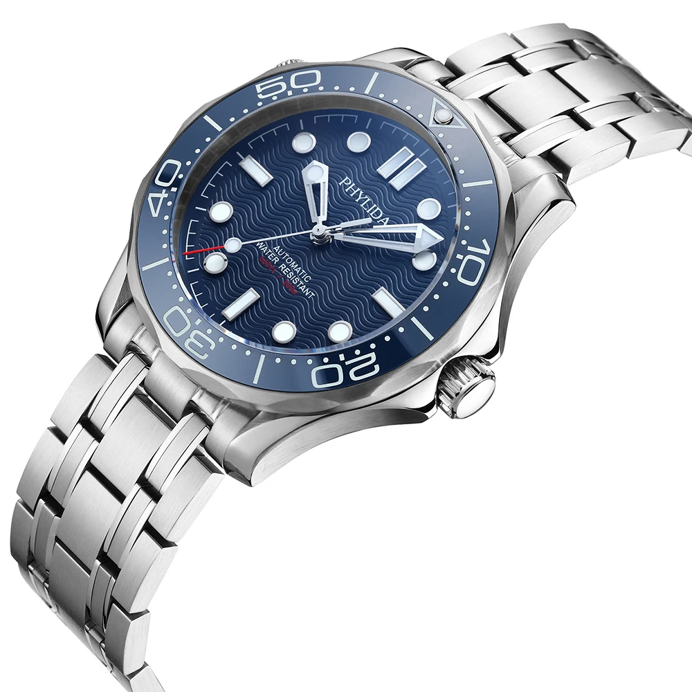 PHYLIDA Blue Dial NH38a Automa - огляд і ціна Seiko Watch Prospex