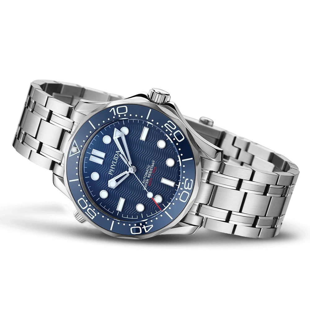 PHYLIDA Blue Dial NH38a Automa - огляд і ціна Seiko Watch Prospex