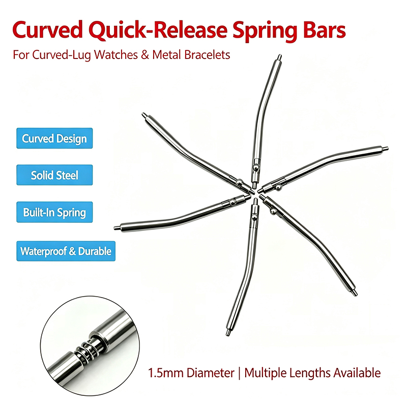 Dia 1.5mm Curved Quick Release - огляд і ціна Curved Spring Bar