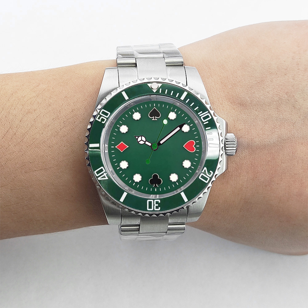 Luxury 40mm Men's Automatic Me - огляд і ціна Stainless Bracelet Diver