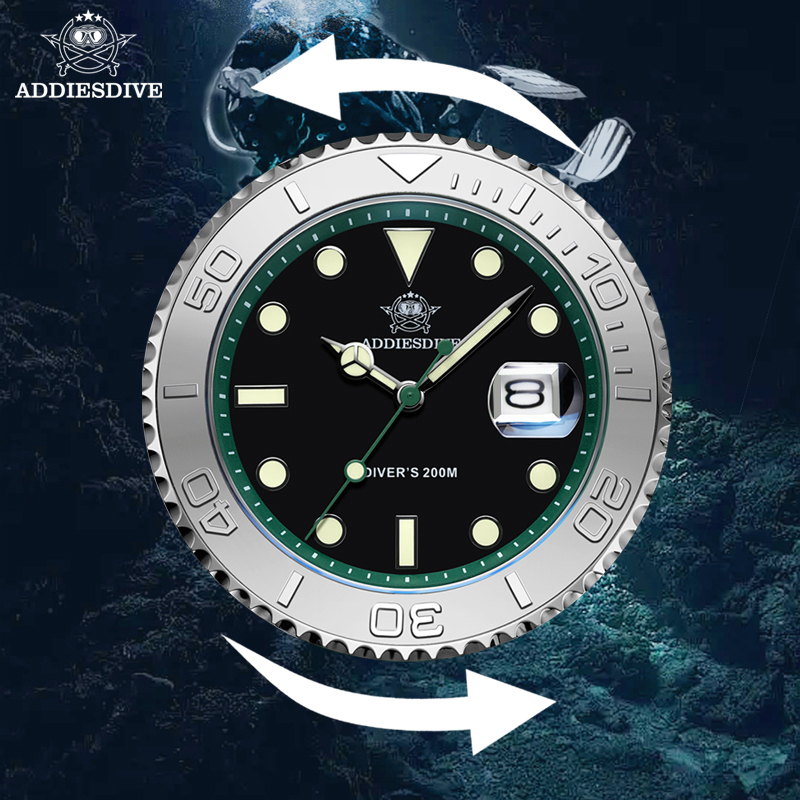 ADDIESDIVE Men's Dive Watch 20 - огляд і ціна Rolex Watch Submariner